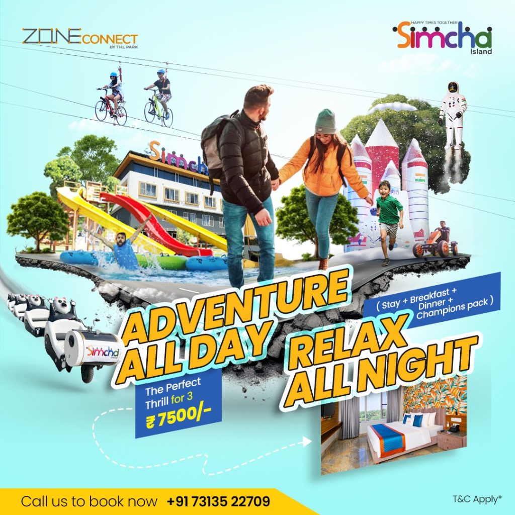 Spend your day in thrill, relax in the night, and make unforgettable memories with Zone Connect by the park's hospitality.
